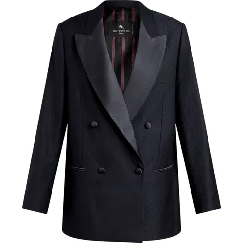 Etro - Jackets > Blazers - Black - ETRO - Modalova