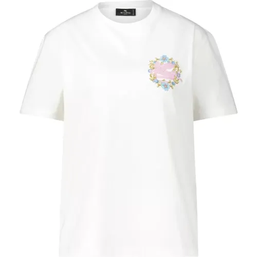 Etro - Tops > T-Shirts - White - ETRO - Modalova