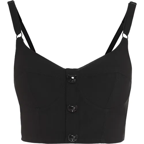 Tops > Sleeveless Tops - - Moschino - Modalova