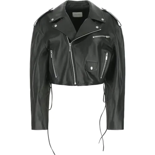 Jackets > Leather Jackets - - Magda Butrym - Modalova