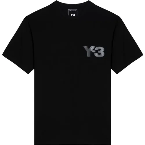 Y-3 - Tops > T-Shirts - Black - Y-3 - Modalova