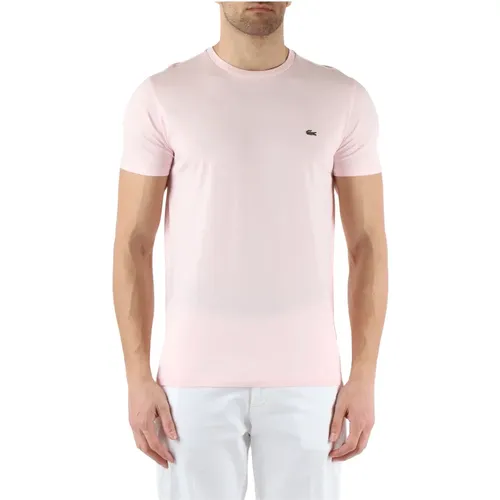 Lacoste - Tops > T-Shirts - Pink - Lacoste - Modalova