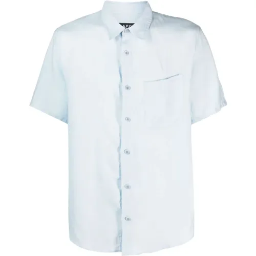 Shirts > Short Sleeve Shirts - - A.p.c. - Modalova