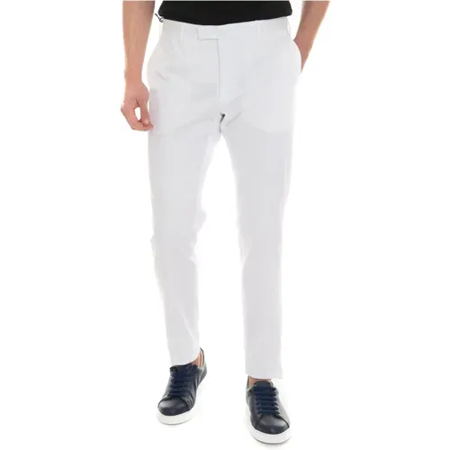 Pt01 - Trousers > Chinos - White - Pt01 - Modalova