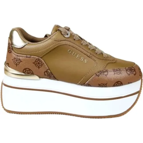 Guess - Shoes > Sneakers - Brown - Guess - Modalova