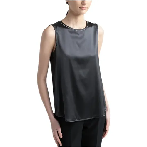 Tops > Sleeveless Tops - - PESERICO - Modalova