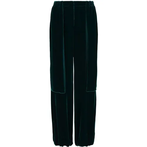 Trousers > Straight Trousers - - Giorgio Armani - Modalova