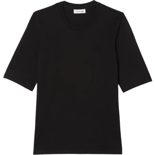 Lacoste - Tops > T-Shirts - Black - Lacoste - Modalova
