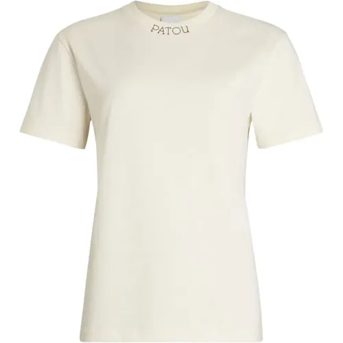 Patou - Tops > T-Shirts - Beige - Patou - Modalova