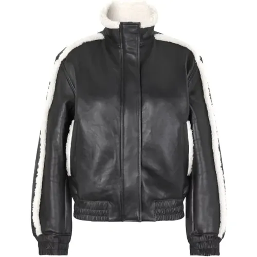 Jackets > Leather Jackets - - Samsøe Samsøe - Modalova