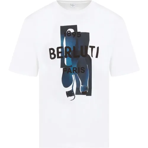 Berluti - Tops > T-Shirts - White - Berluti - Modalova