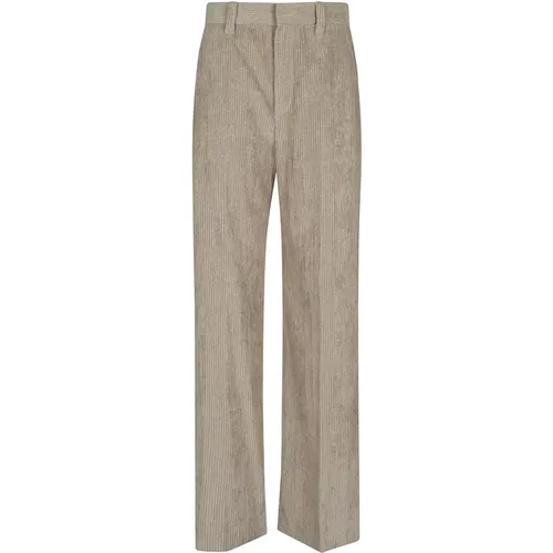 Trousers > Wide Trousers - - BRUNELLO CUCINELLI - Modalova