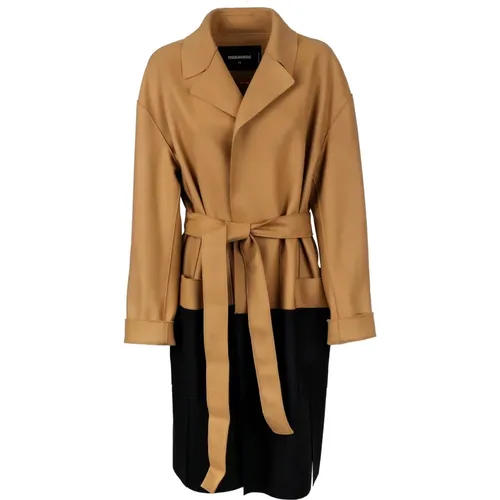Coats > Belted Coats - - Dsquared2 - Modalova