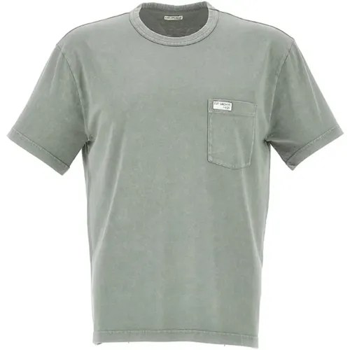 Fay - Tops > T-Shirts - Gray - Fay - Modalova