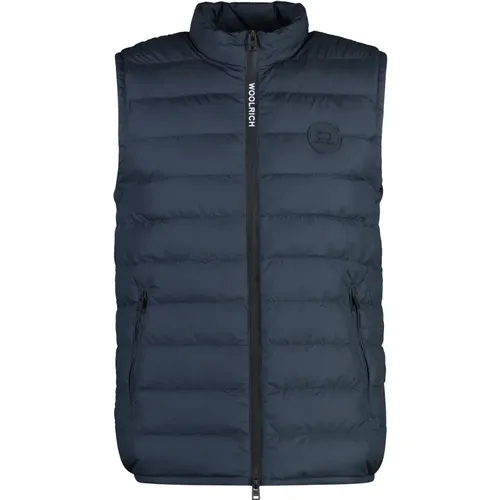 Woolrich - Jackets > Vests - Blue - Woolrich - Modalova