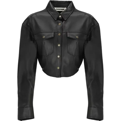 Jackets > Leather Jackets - - Darkpark - Modalova