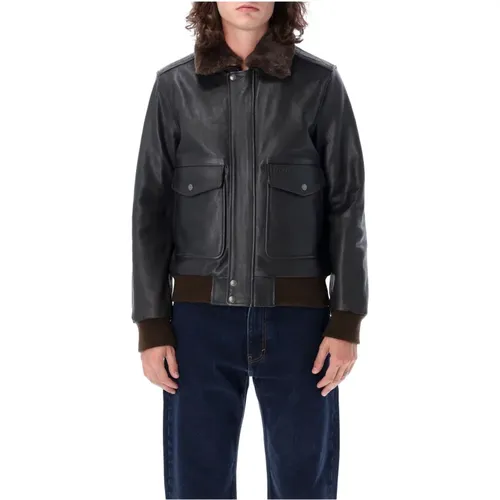 Jackets > Leather Jackets - - Schott NYC - Modalova