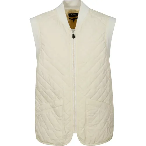 A.p.c. - Jackets > Vests - Beige - A.p.c. - Modalova