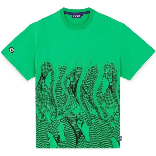 Octopus - Tops > T-Shirts - Green - Octopus - Modalova