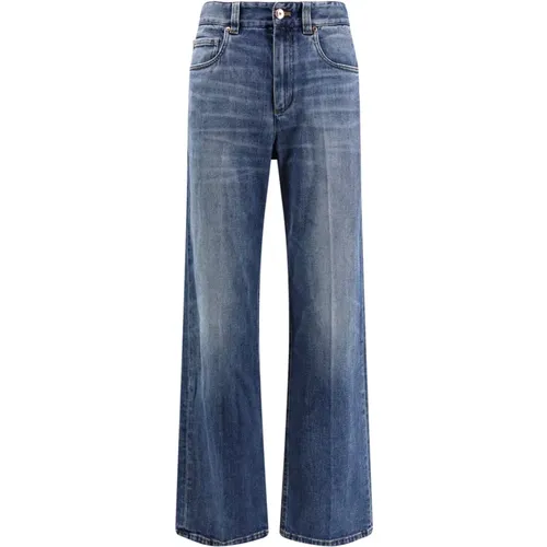 Jeans > Wide Jeans - - BRUNELLO CUCINELLI - Modalova