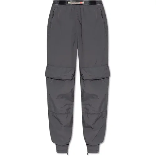 Trousers > Wide Trousers - - Diesel - Modalova