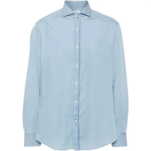 Shirts > Casual Shirts - - BRUNELLO CUCINELLI - Modalova