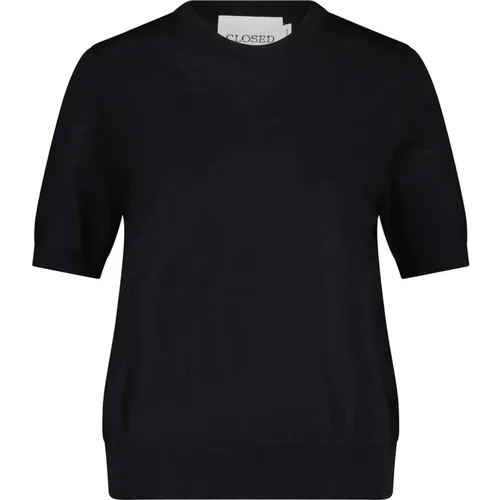 Closed - Tops > T-Shirts - Black - closed - Modalova