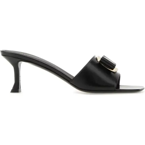 Shoes > Heels > Heeled Mules - - Salvatore Ferragamo - Modalova