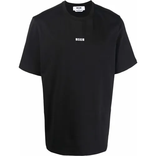 Msgm - Tops > T-Shirts - Black - Msgm - Modalova