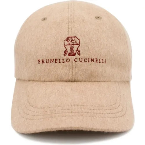 Accessories > Hats > Caps - - BRUNELLO CUCINELLI - Modalova