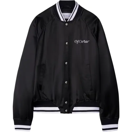 Jackets > Bomber Jackets - - Off White - Modalova