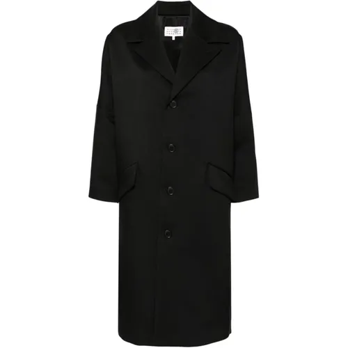 Coats > Single-Breasted Coats - - MM6 Maison Margiela - Modalova