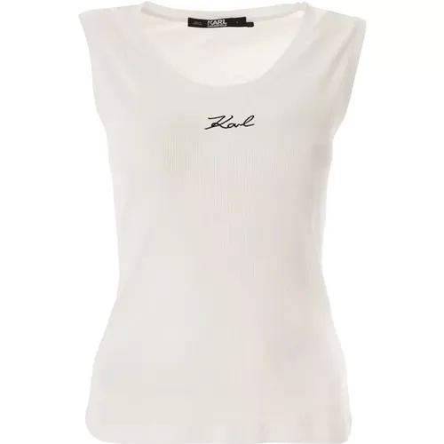 Tops > Sleeveless Tops - - Karl Lagerfeld - Modalova