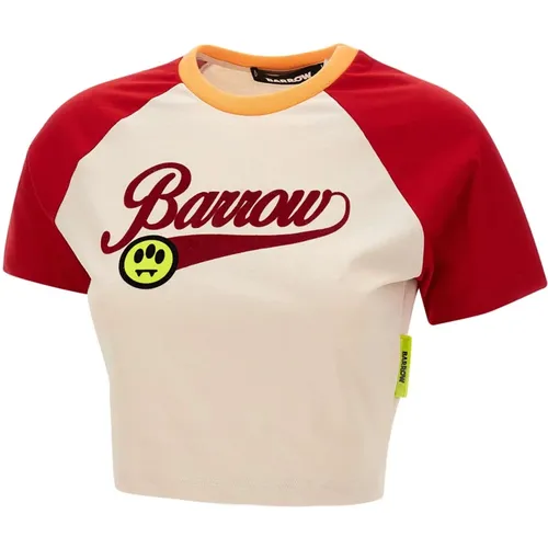 Barrow - Tops > T-Shirts - Red - Barrow - Modalova