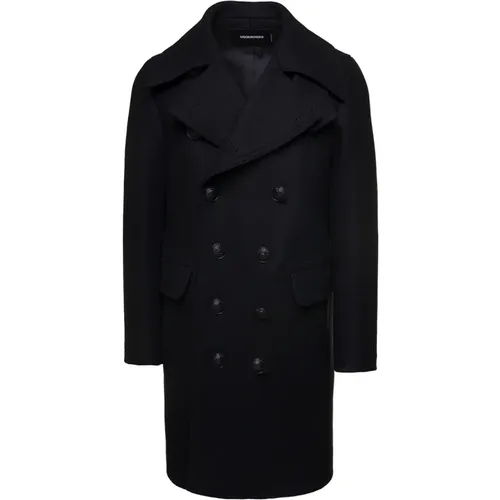 Coats > Double-Breasted Coats - - Dsquared2 - Modalova