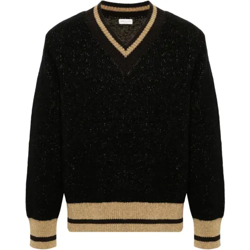 Knitwear > V-neck Knitwear - - Dries Van Noten - Modalova