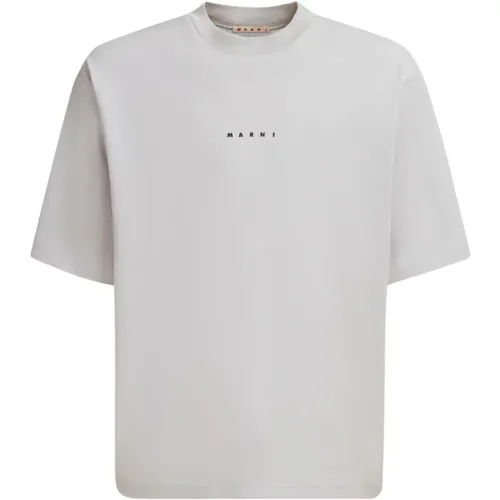 Marni - Tops > T-Shirts - Gray - Marni - Modalova