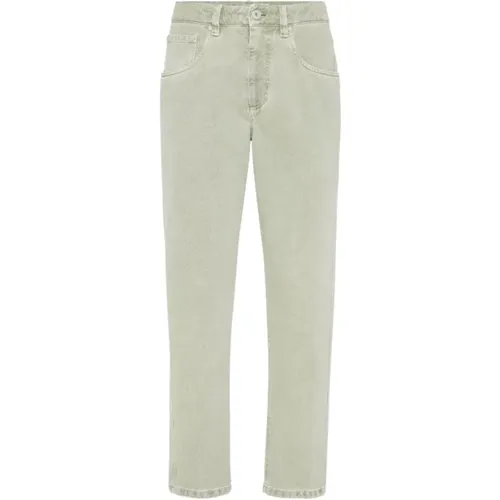 Jeans > Cropped Jeans - - BRUNELLO CUCINELLI - Modalova