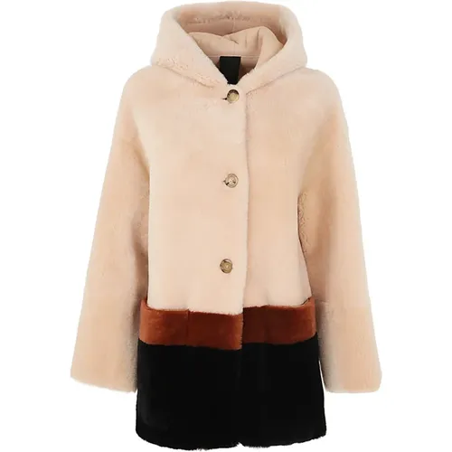 Blancha - Coats > Parkas - Beige - Blancha - Modalova