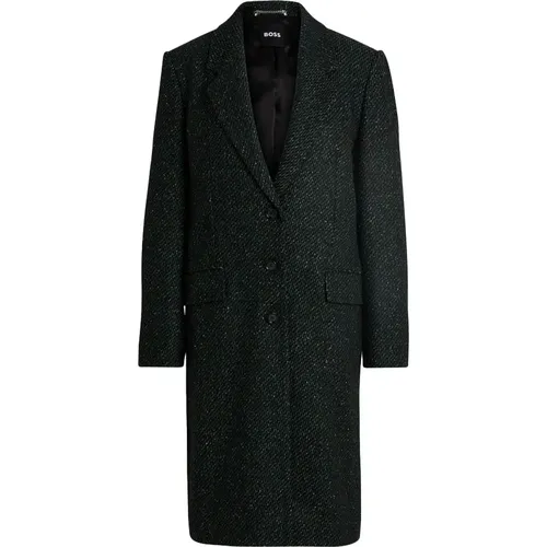 Coats > Single-Breasted Coats - - Hugo Boss - Modalova