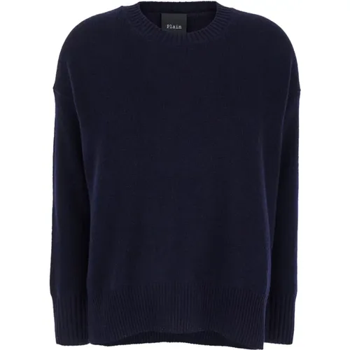 Knitwear > Cashmere Knitwear - - Plain Units - Modalova