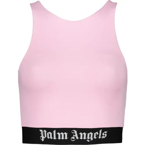 Tops > Sleeveless Tops - - Palm Angels - Modalova