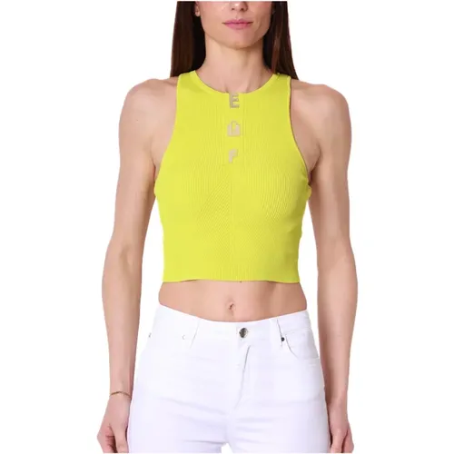 Tops > Sleeveless Tops - - Elisabetta Franchi - Modalova