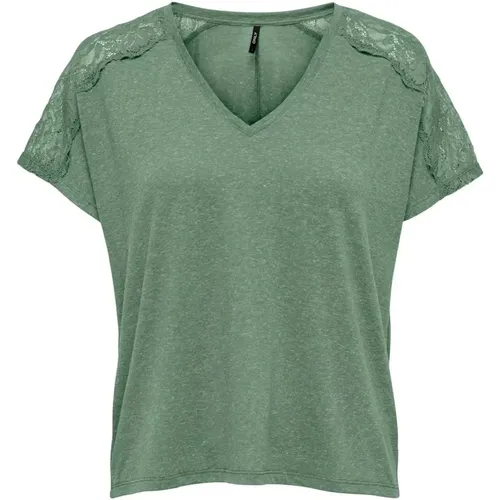 Only - Tops > T-Shirts - Green - Only - Modalova