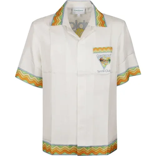 Shirts > Short Sleeve Shirts - - Casablanca - Modalova