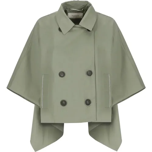 Coats > Double-Breasted Coats - - PESERICO - Modalova