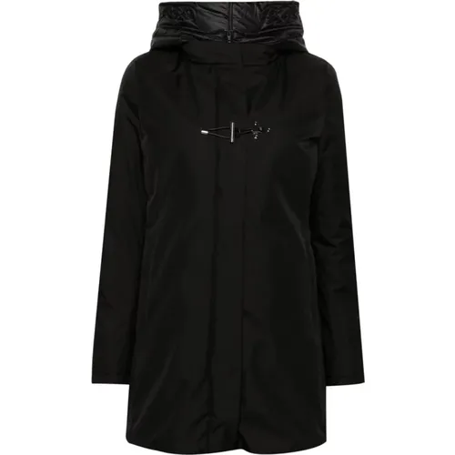 Fay - Coats > Parkas - Black - Fay - Modalova