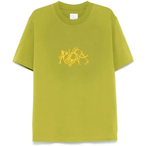 ROA - Tops > T-Shirts - Yellow - ROA - Modalova