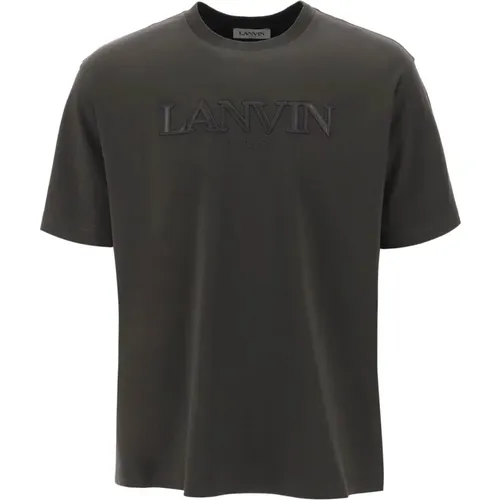 Lanvin - Tops > T-Shirts - Brown - Lanvin - Modalova