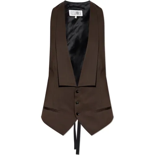 Jackets > Vests - - MM6 Maison Margiela - Modalova